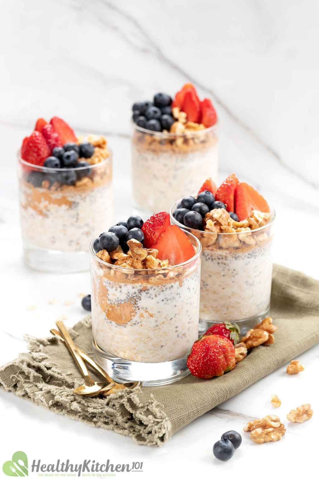 Overnight Oats With Yogurt Recipe Easy Make Ahead Breakfast Idea