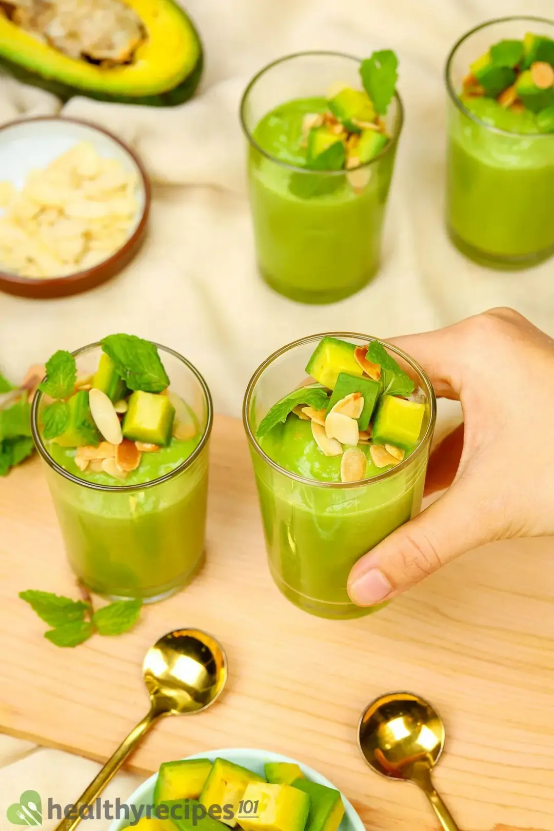 Homemade avocado mousse recipe