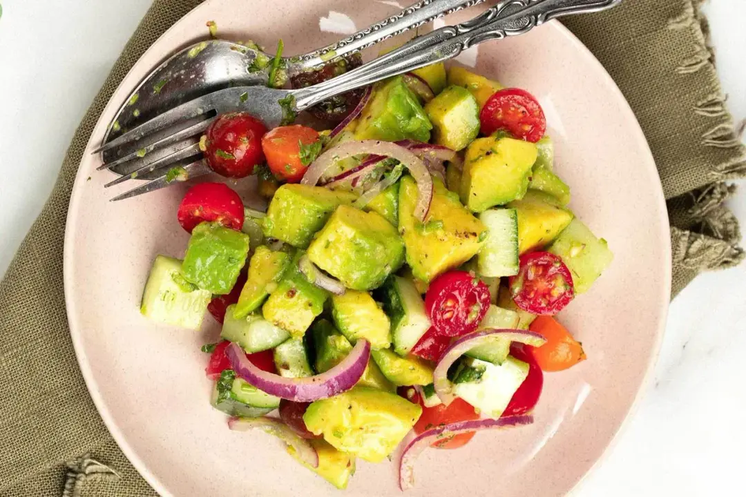 How to make Avocado Salad Recipe Serve