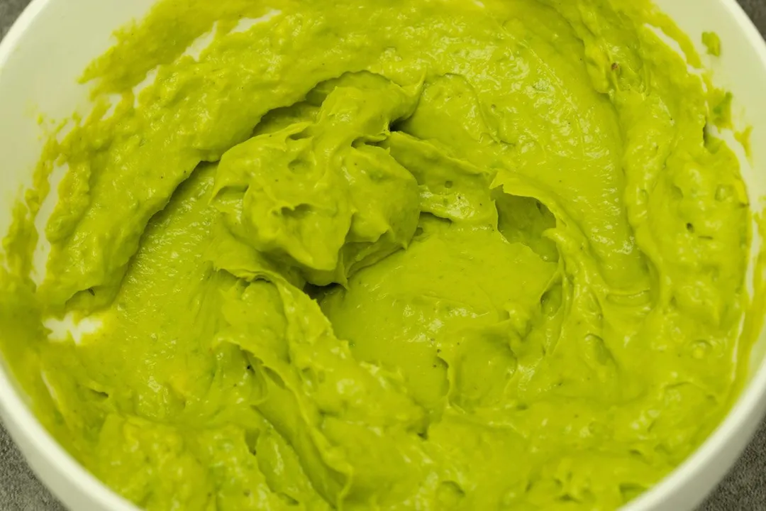 avocado mashed in a bowl