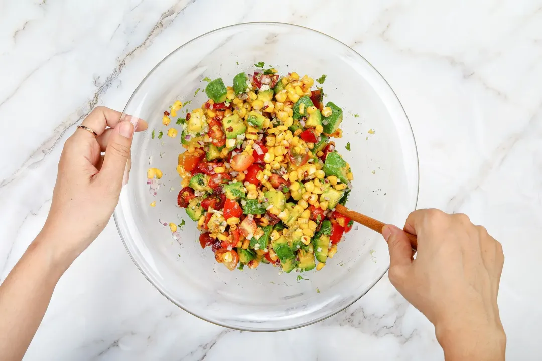 step 5 How to Make Avocado Corn Salad