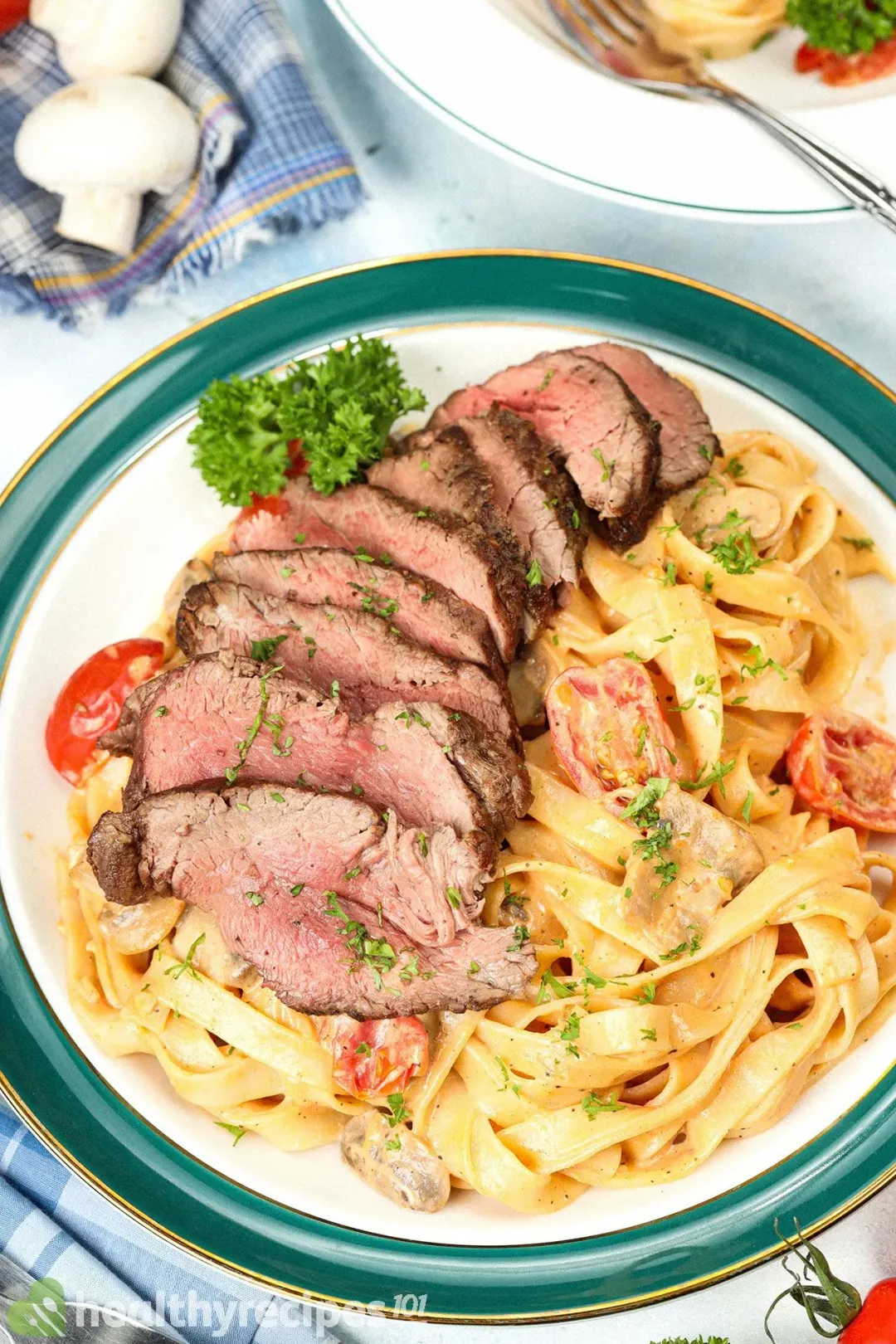 Creamy Steak Fettuccine Recipe