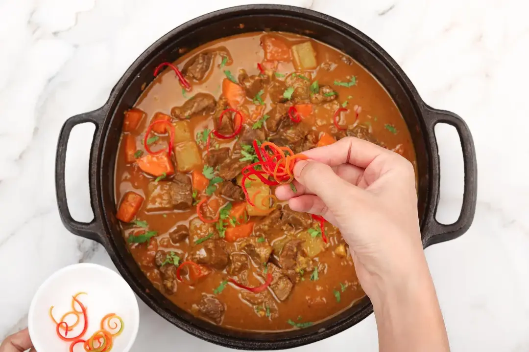 garnish beef curry