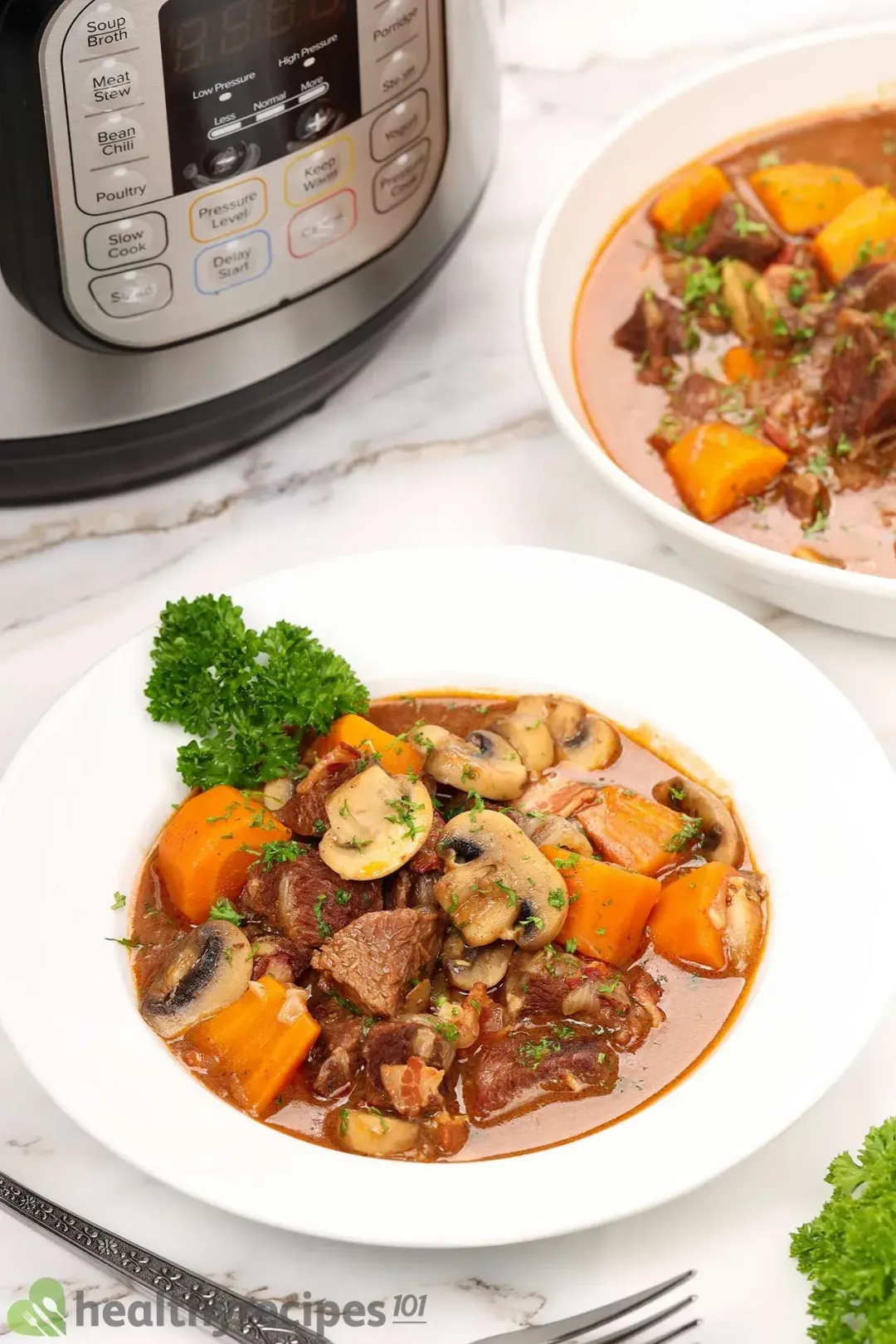 Instant Pot Beef Bourguignon Recipe