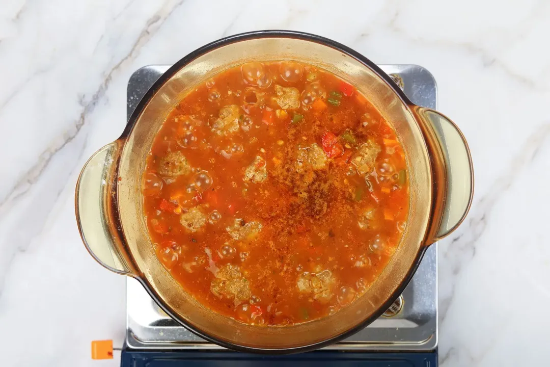 step 11 How to make meatball soup