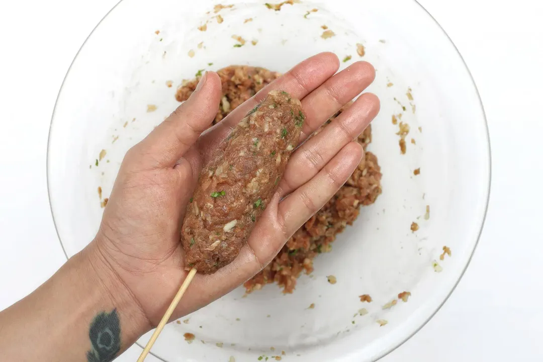 step 3 how to make beef kofta