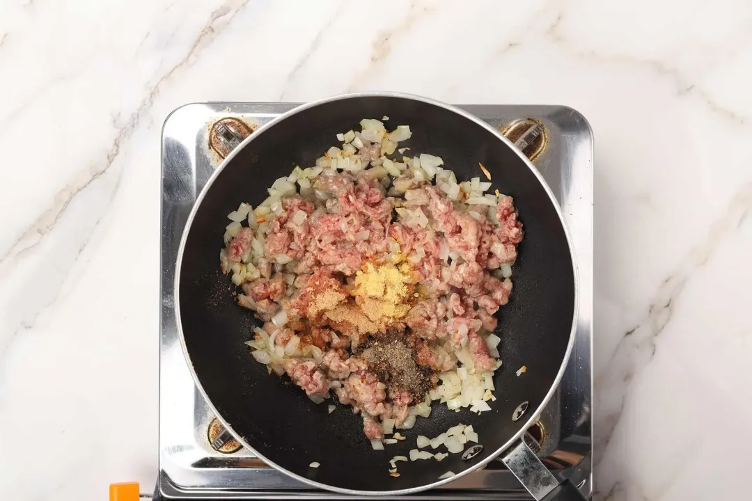 step 3 How to Make Cheeseburger Egg Rolls