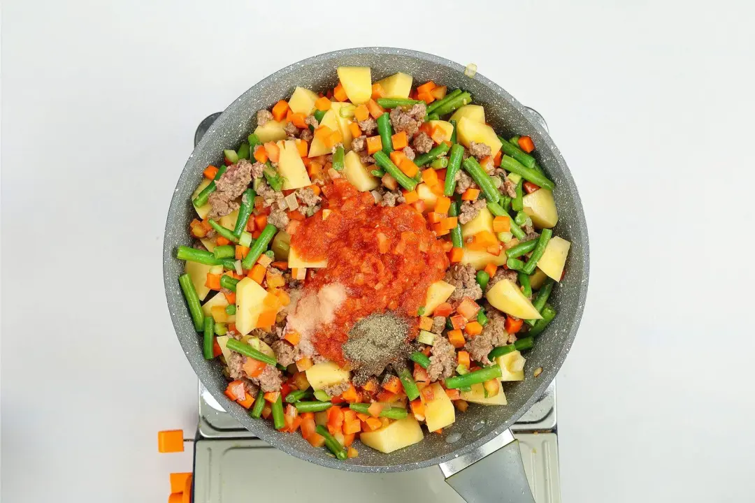 step 3 How to make vegetable beef casserole