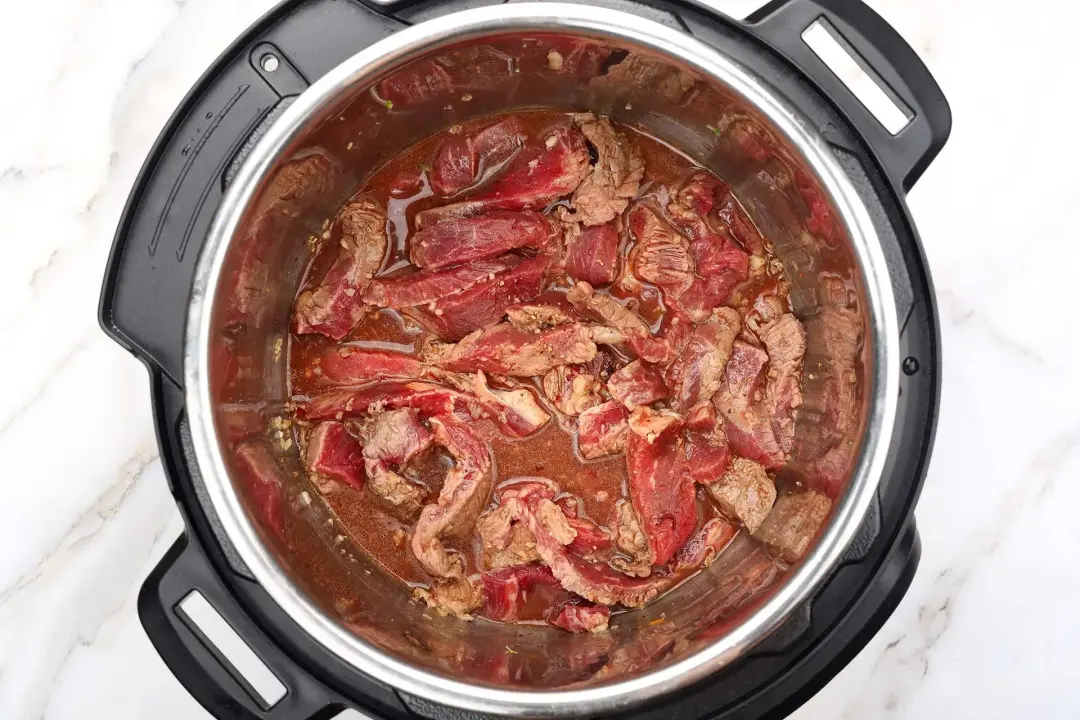 step 4 How to Cook Mongolian Beef in the Instant Pot