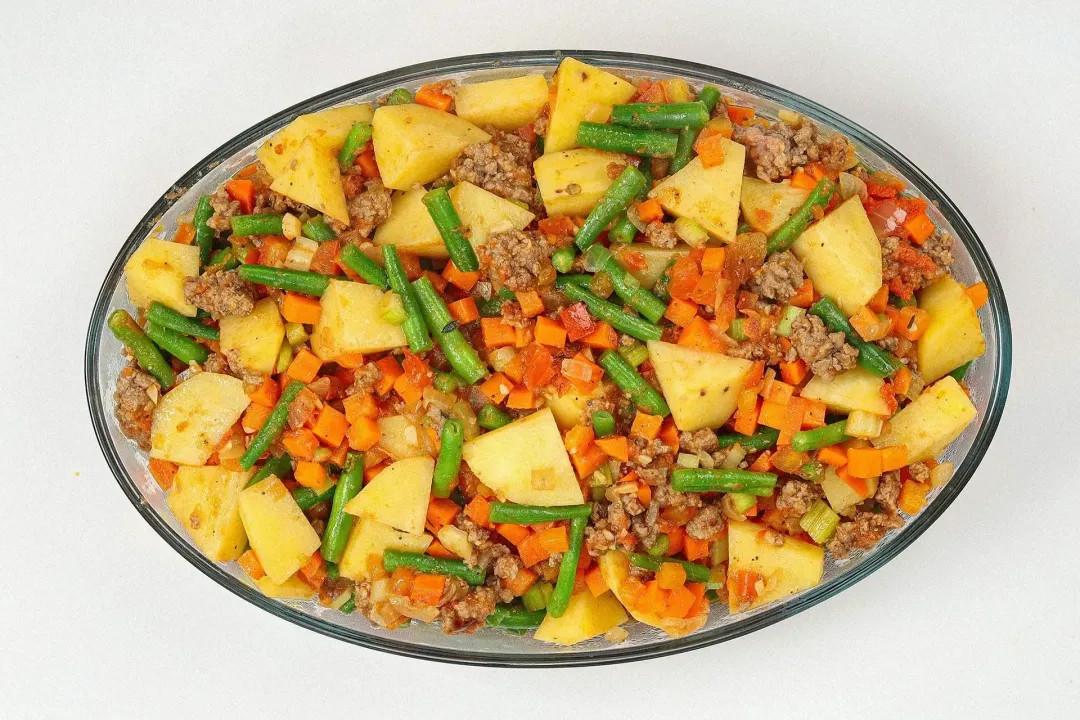 step 4 How to make vegetable beef casserole