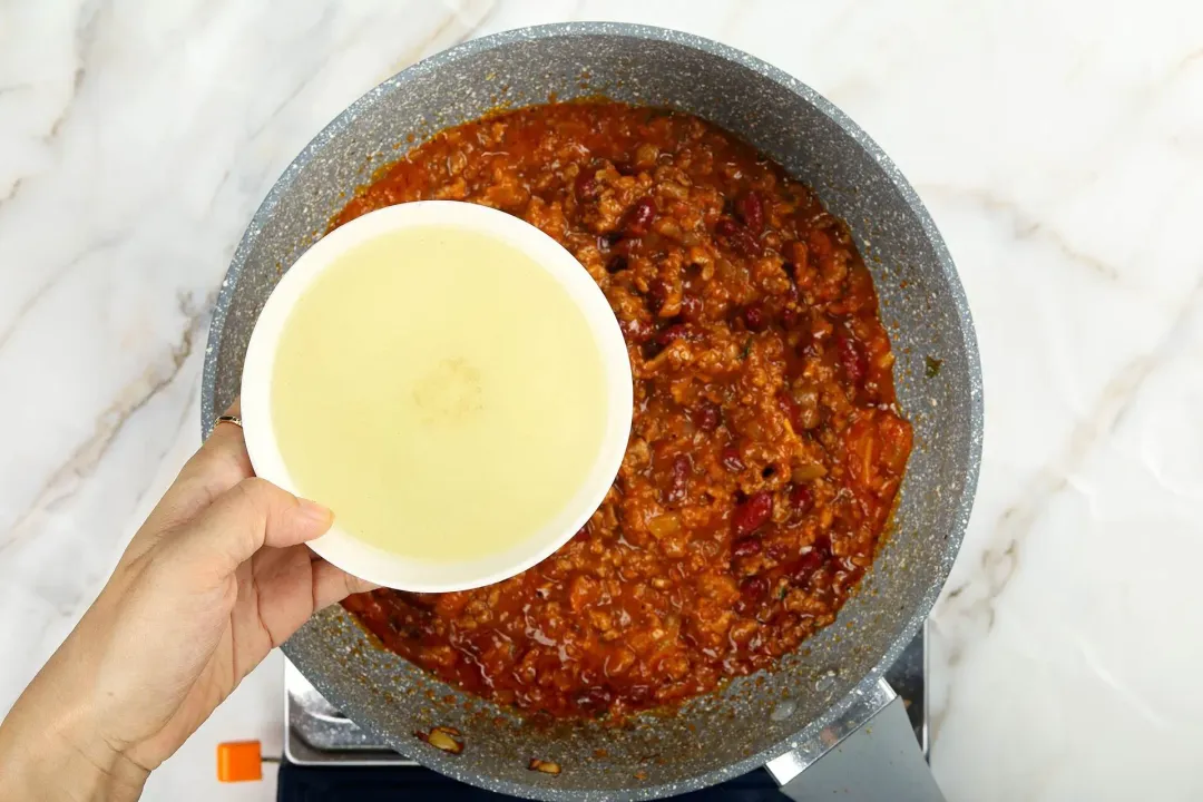 step 5 How to Make Chili Spaghetti