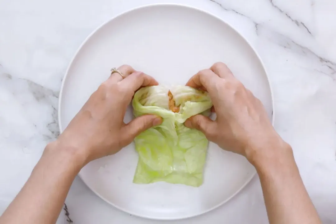 step 5 how to make stuffed cabbage rolls in oven