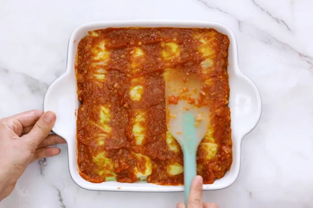 step 6 how to make stuffed cabbage rolls in oven