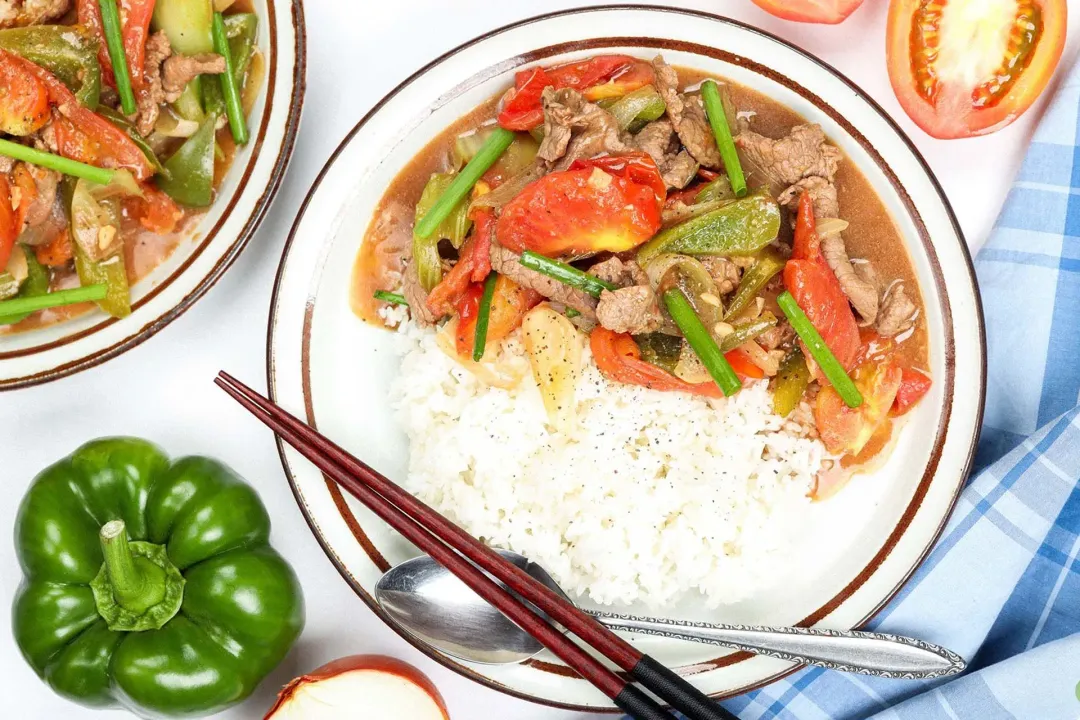 step 7 How to make beef tomato stir fry