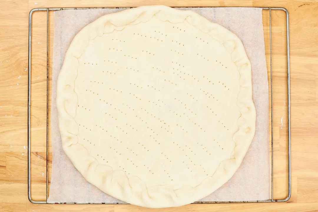 a dough on a table