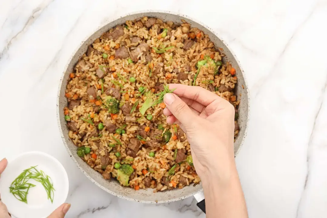 step 8 How to Make Beef Fried Rice