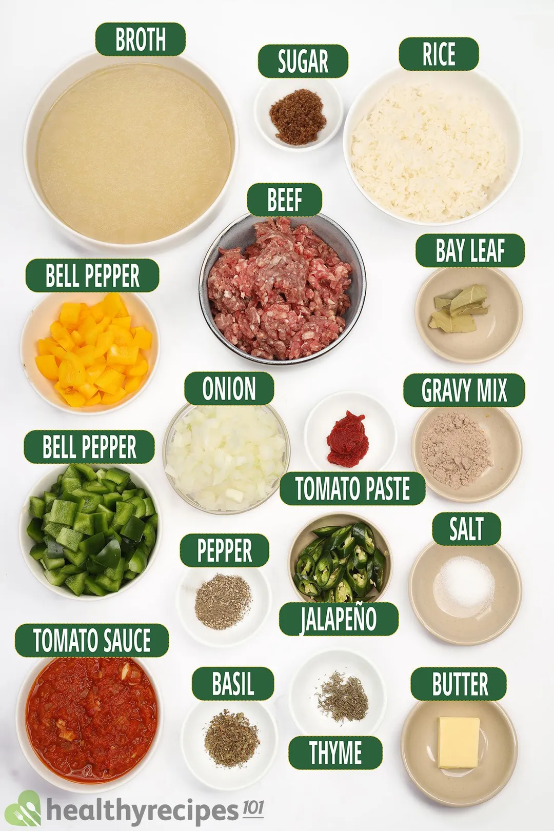 Stuffed Pepper Soup Ingredients