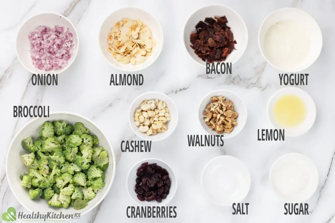 Broccoli Salad Ingredients Healthykitchen101