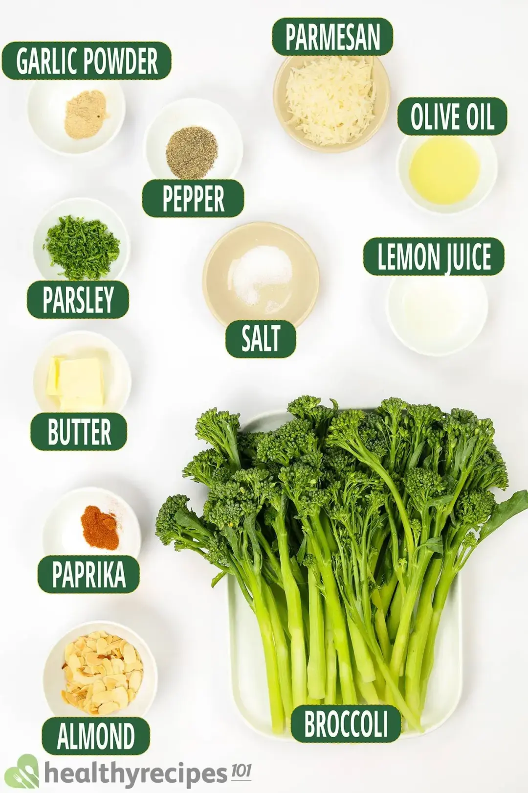 Ingredients for Roasted Baby Broccoli