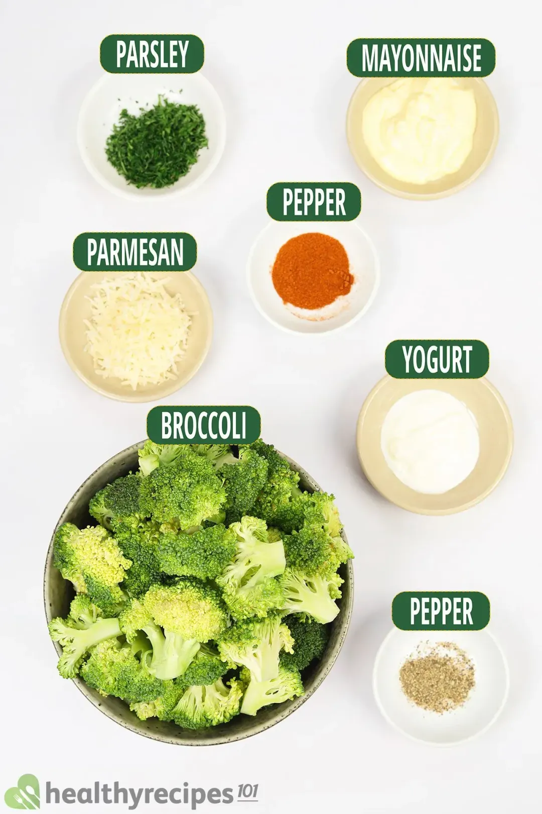 Ingredients for Steamed Broccoli