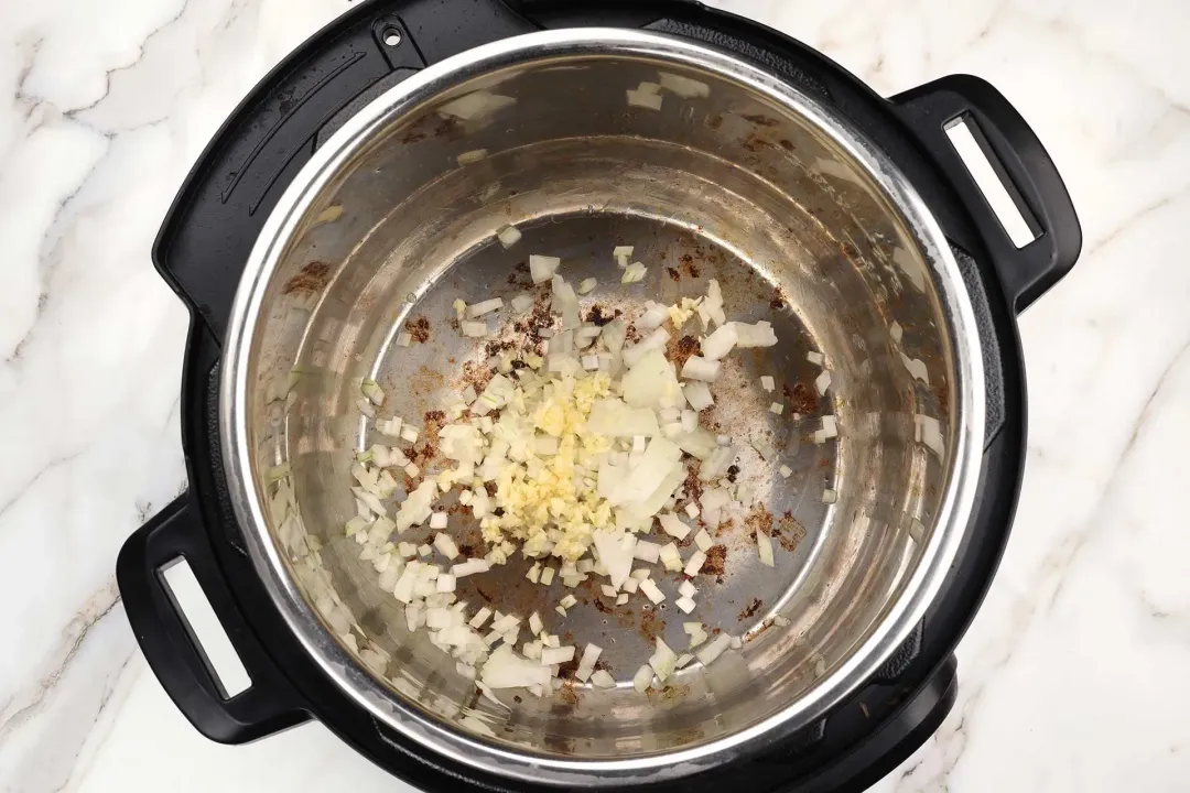 step 2 how to make broccoli cheddar soup in an instant pot