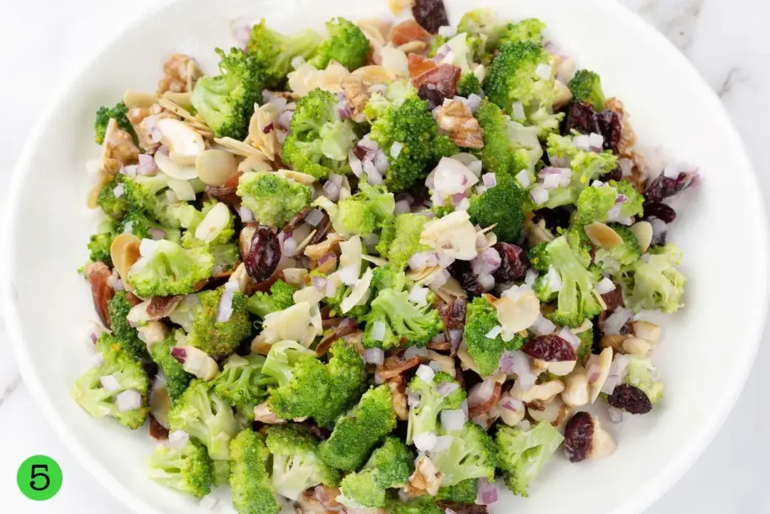 step by step broccoli salad recipe healthykitchen101 5