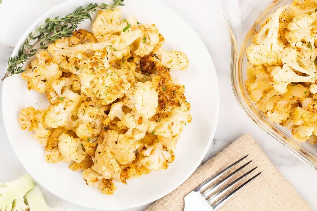 6 Serve and enjoy roasted cauliflower