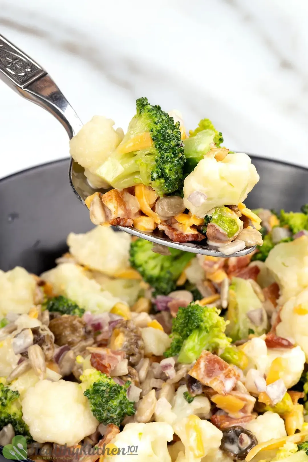 broccoli cauliflower salad recipe