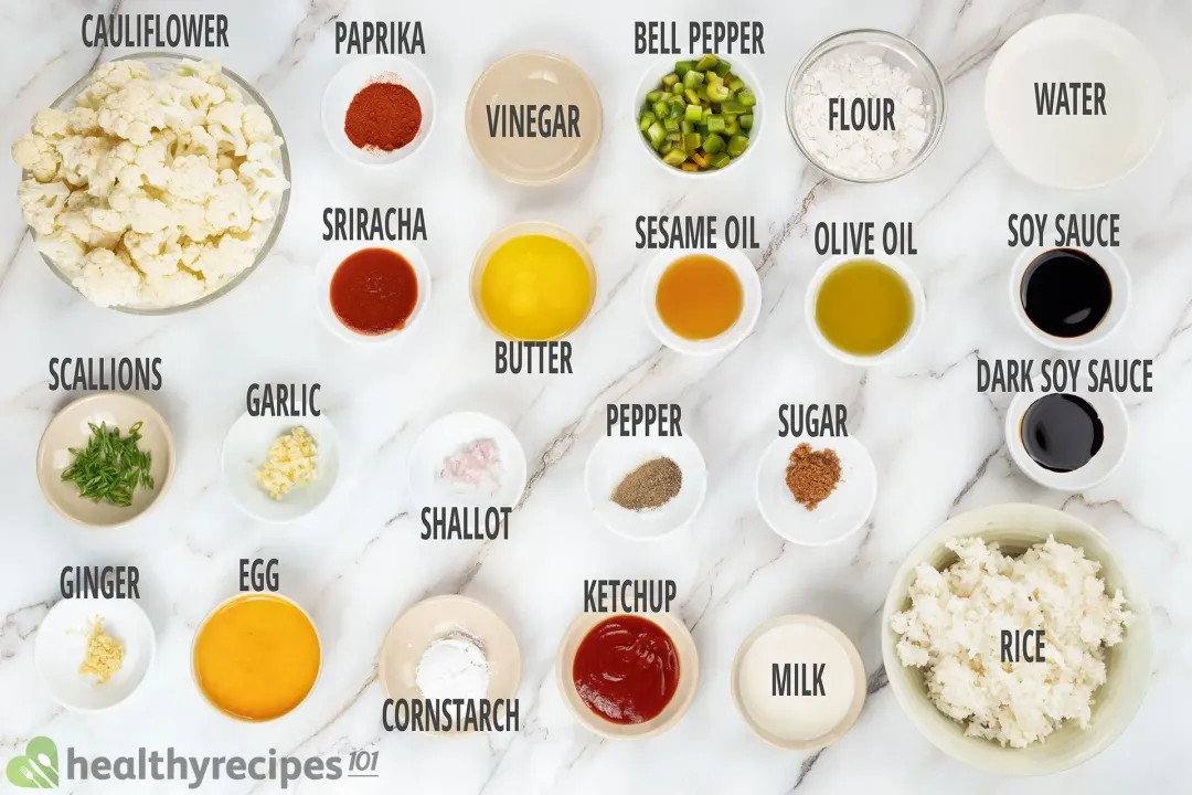 cauliflower manchurian ingredients