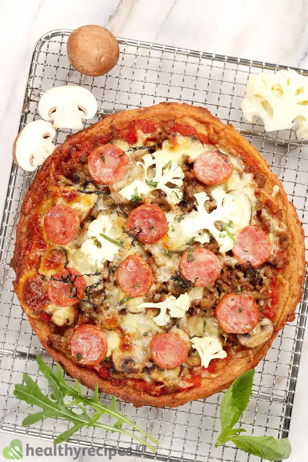 cauliflower pizza crust topping ideas