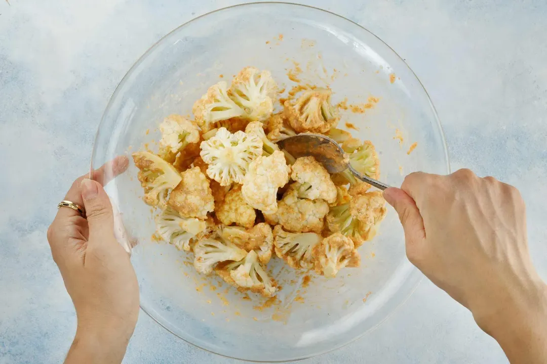 step 2 How to Make Buffalo Cauliflower in an Air Fryer