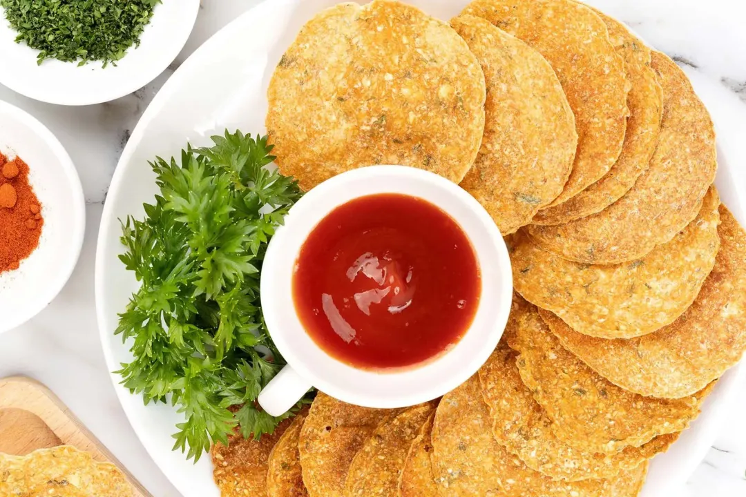 step 5 how to make cauliflower chips