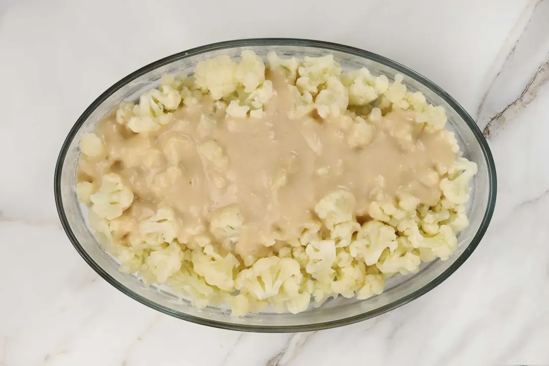 step 5 how to make cauliflower mac and cheese