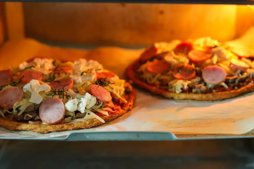 step 8 how to make cauliflower pizza crust