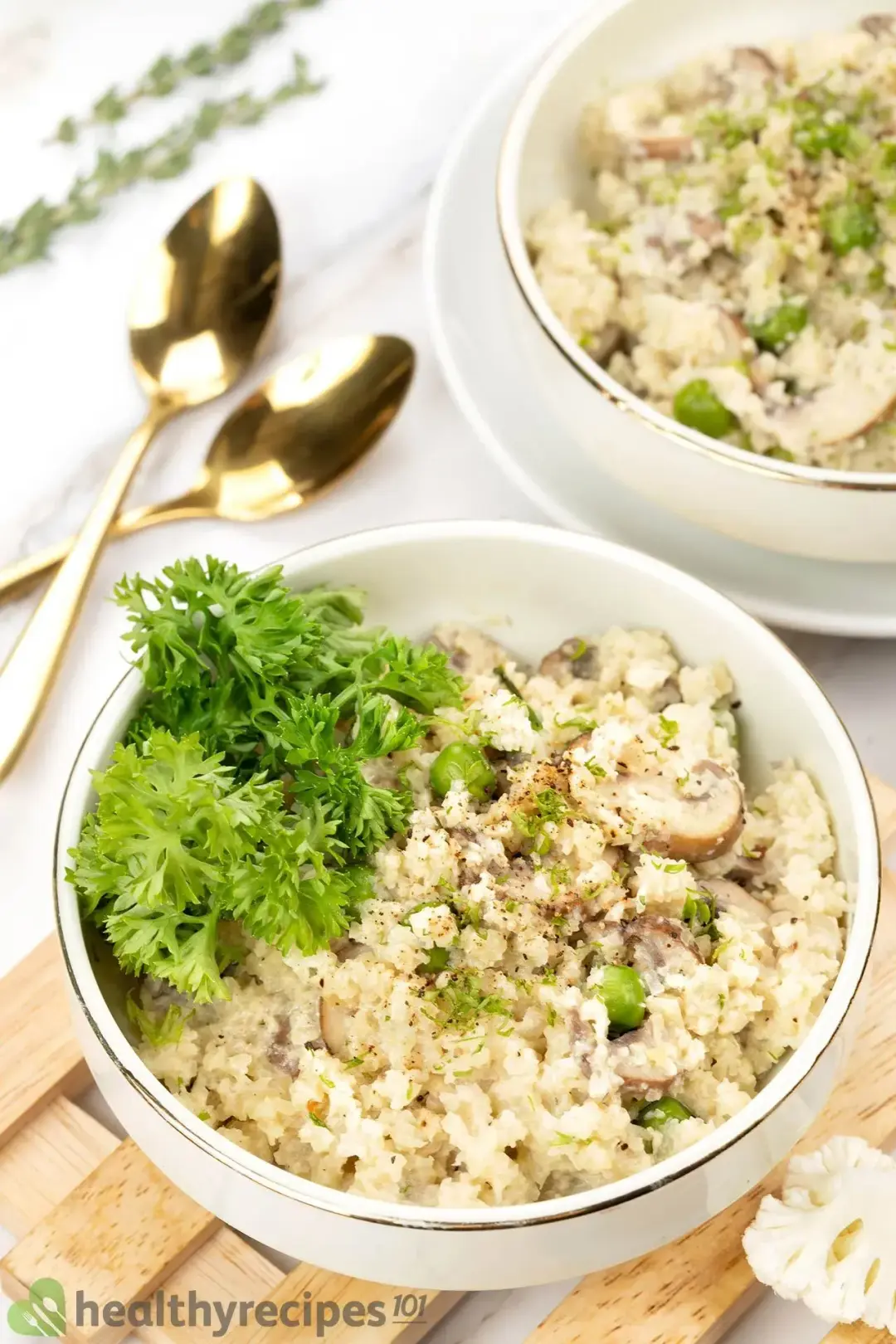 what to serve with cauliflower risotto