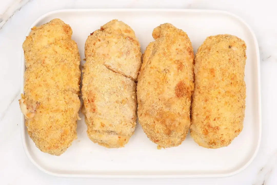 9 Remove the chicken rolls from the air fryer