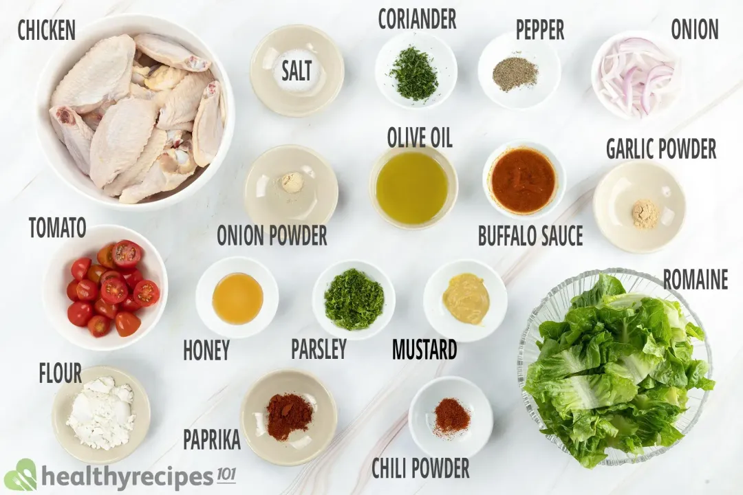 Air Fryer Chicken Wings Ingredients