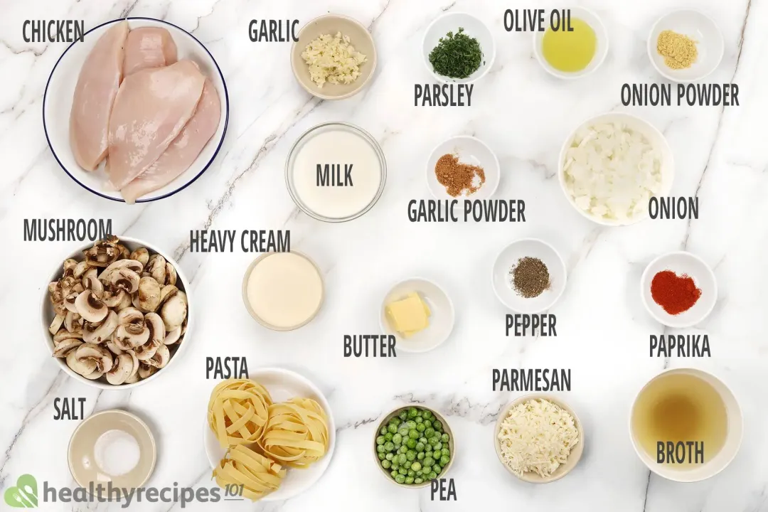 chicken alfredo ingredients