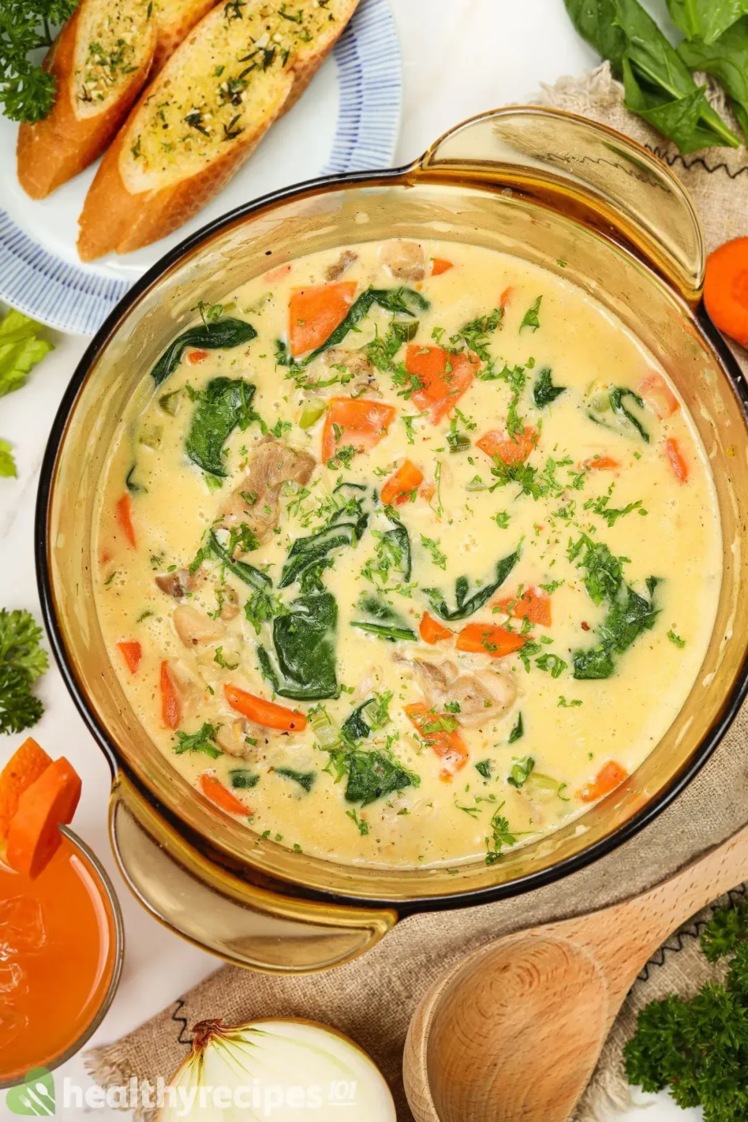 Chicken Florentine Soup Recipe