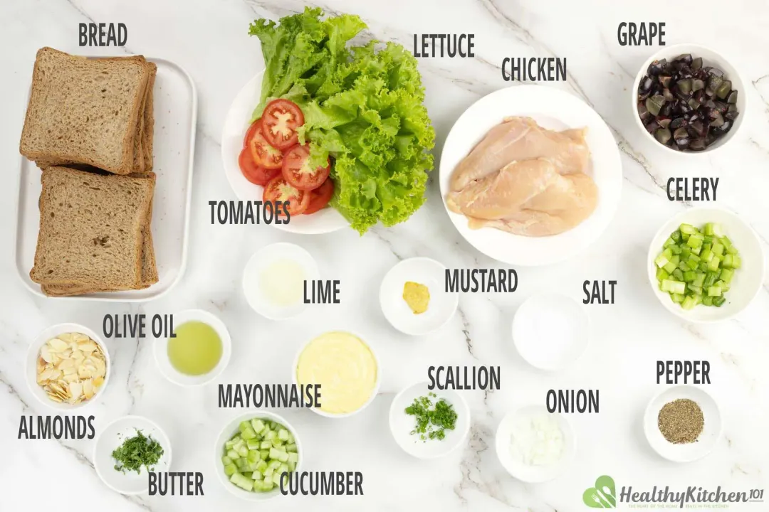 Chicken salad ingredients