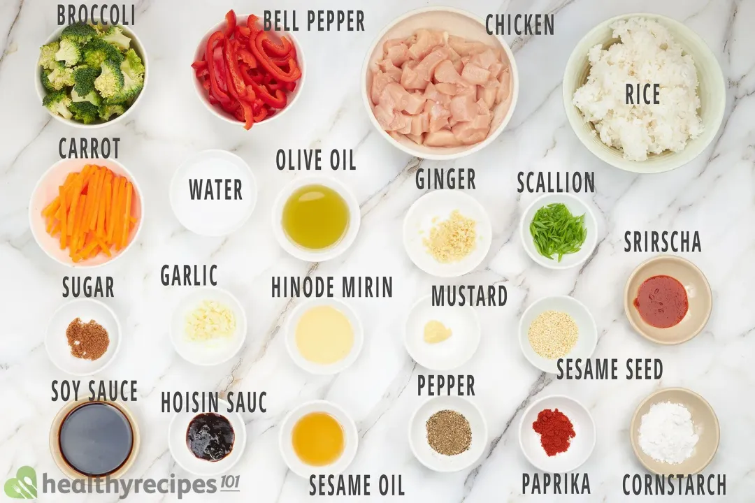 chicken teriyaki stir fry ingredients