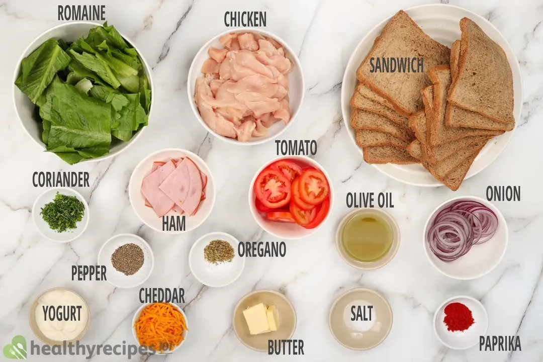 club sandwich ingredients