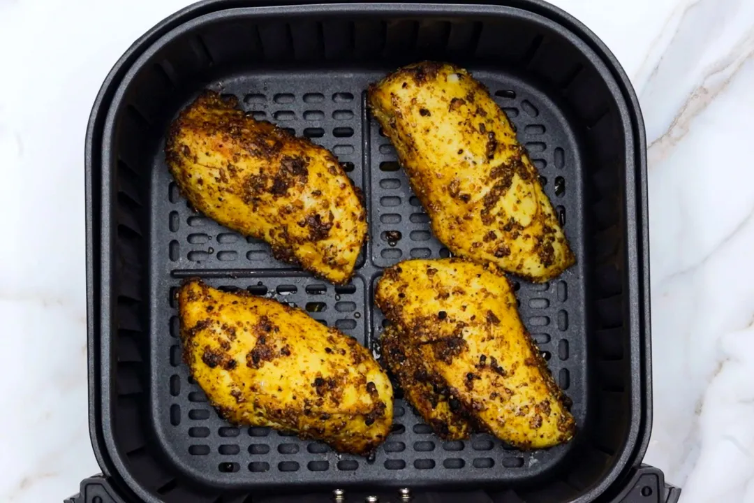 four chicken breasts in air fryer