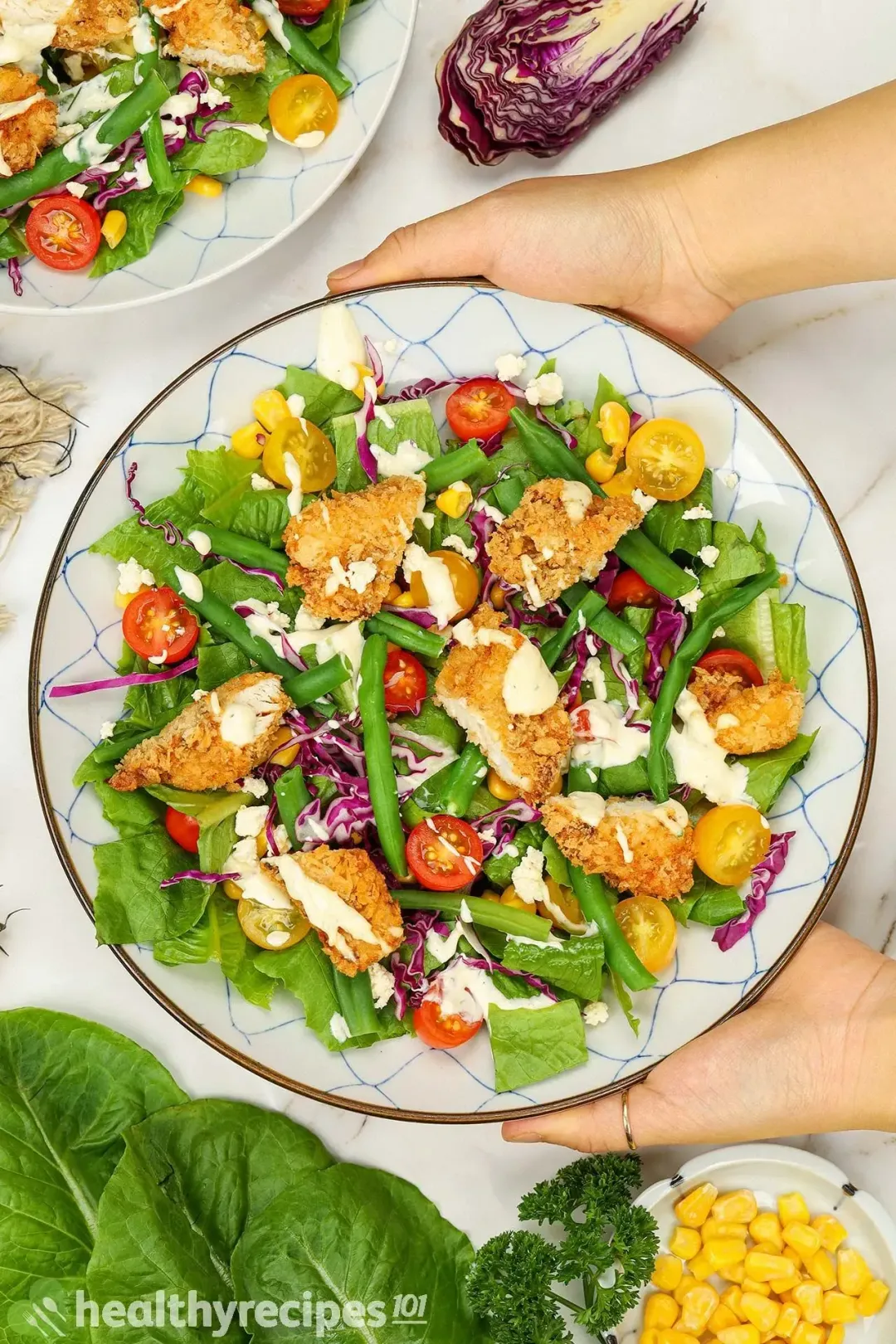 Fried Chicken Salad Recipe