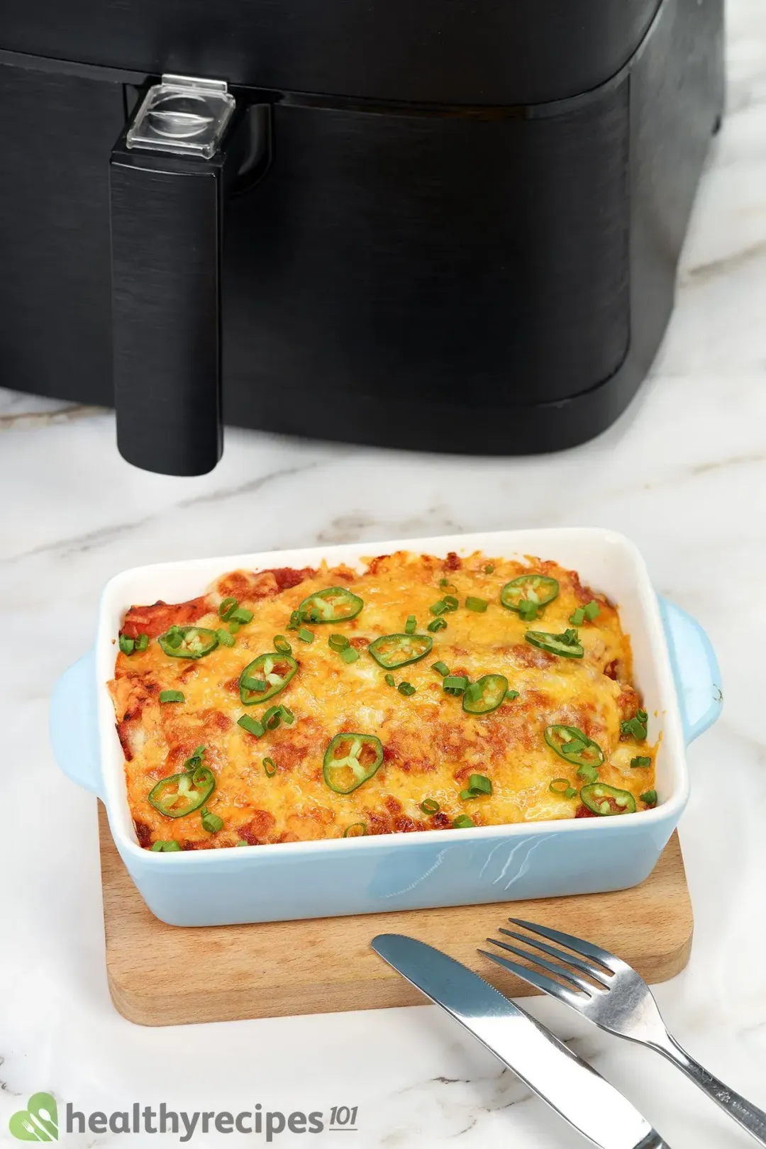 Homemade Air fryer chicken enchiladas recipe