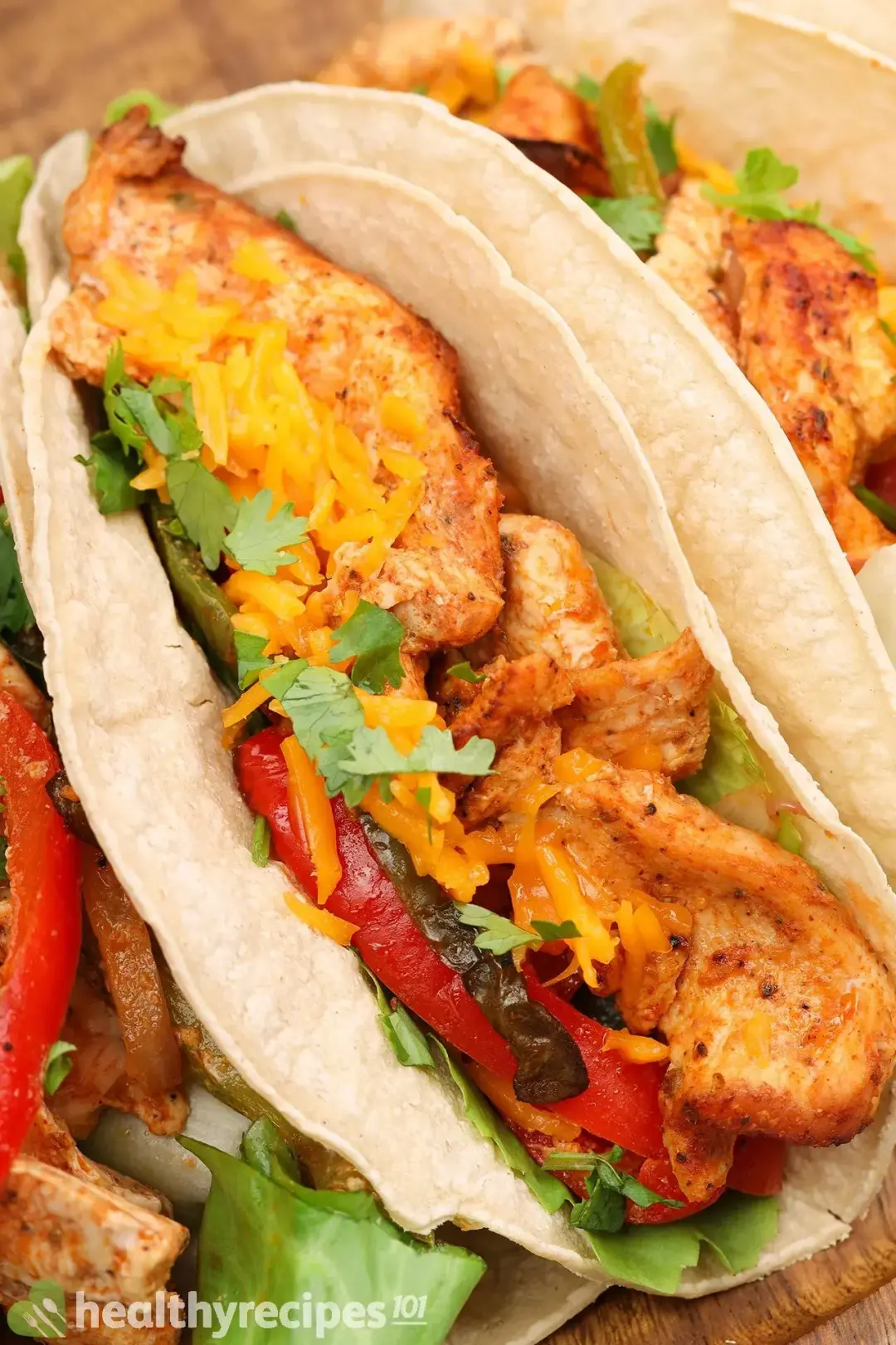 homemade air fryer chicken fajitas