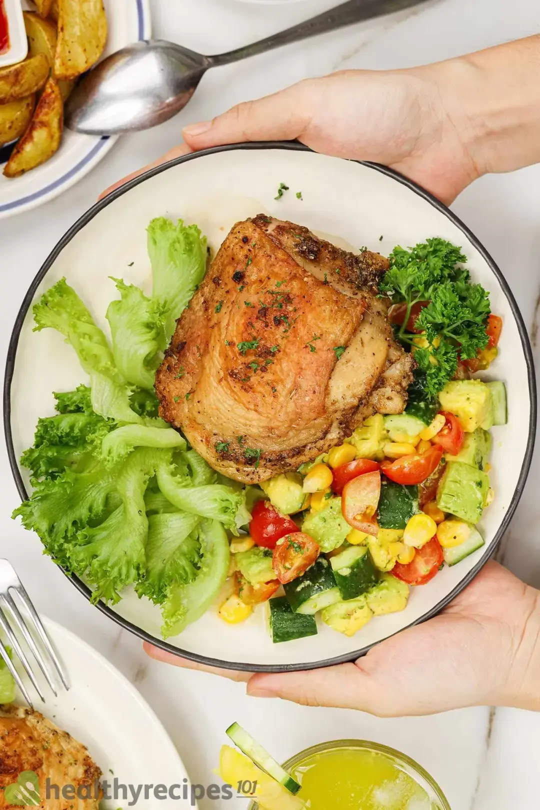 Homemade air fryer greek chicken recipe
