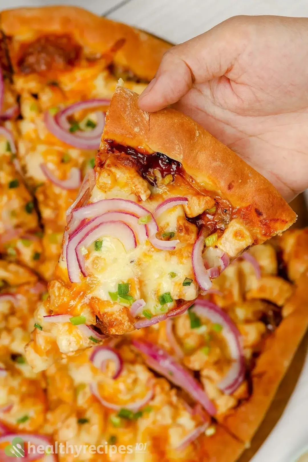 Homemade Buffalo Chicken Pizza