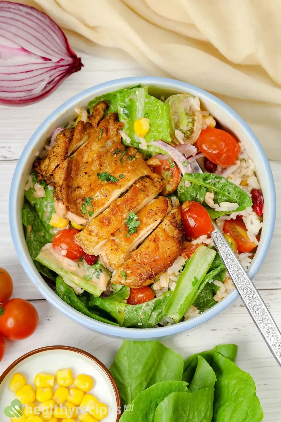 Homemade chicken bowl recipe