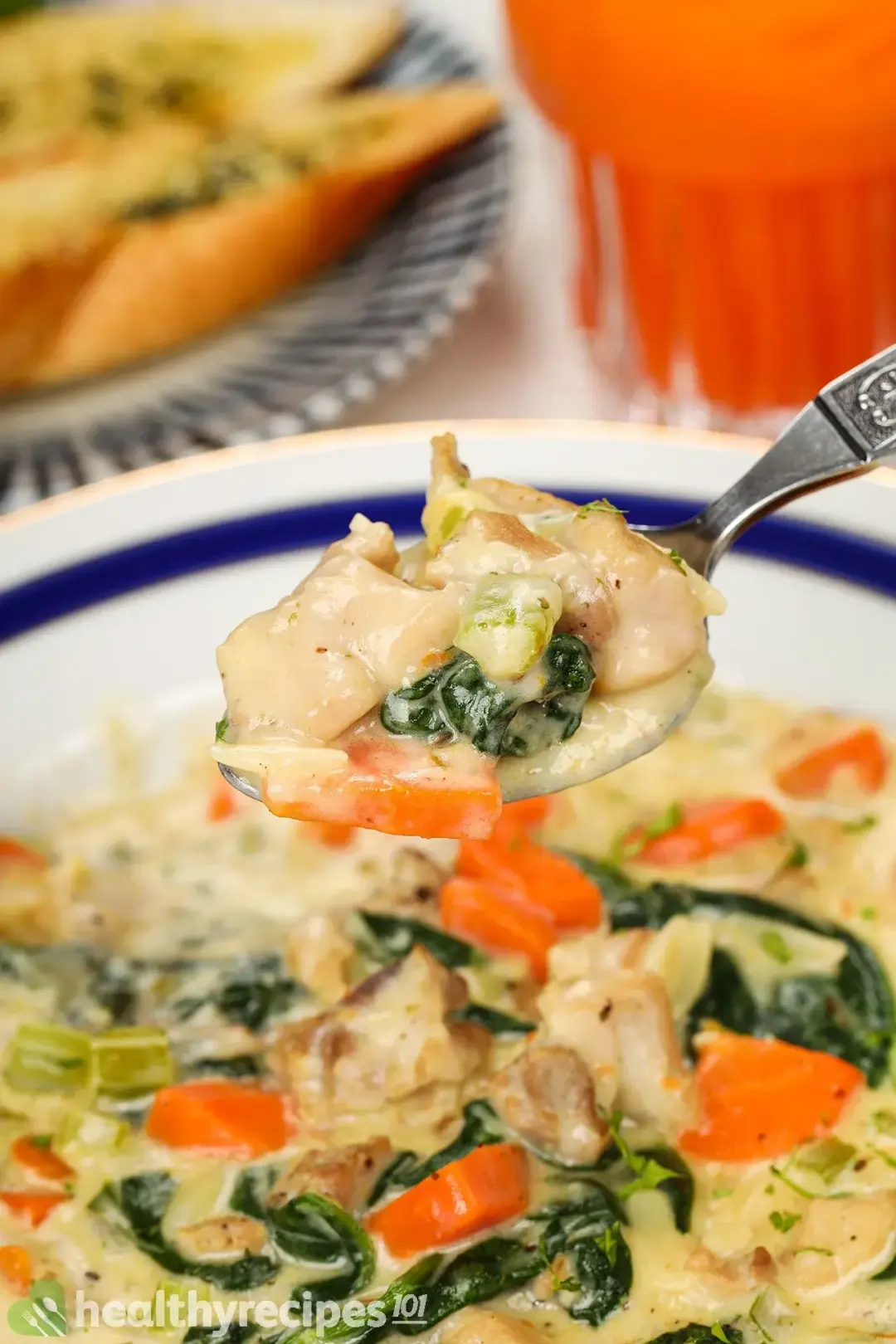Homemade Chicken Florentine Soup recipe